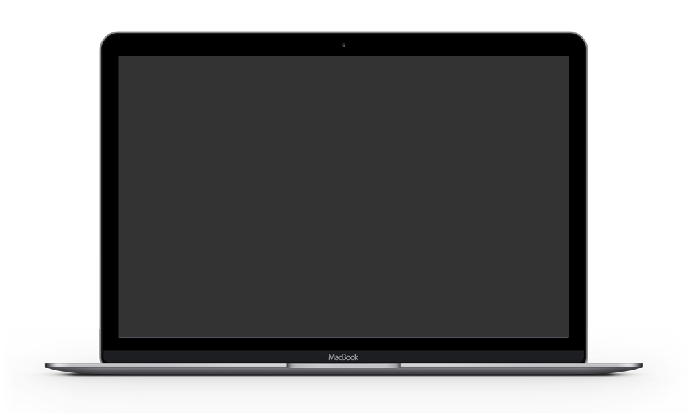 MacBook Pro mit Website-Demo